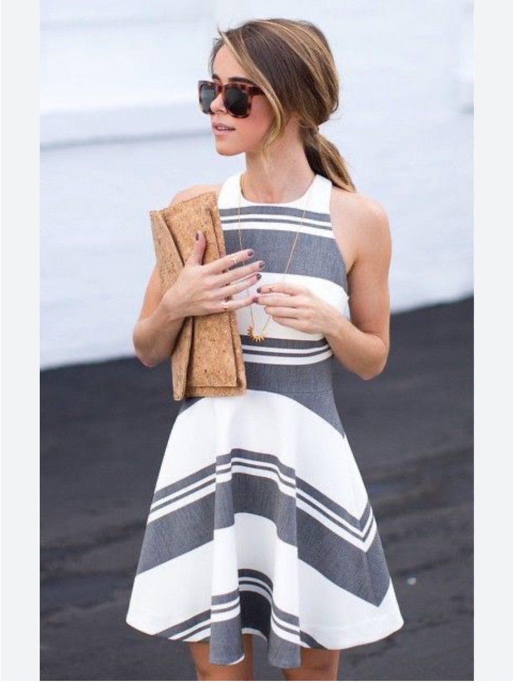 Elizabeth and James A-line mini dress